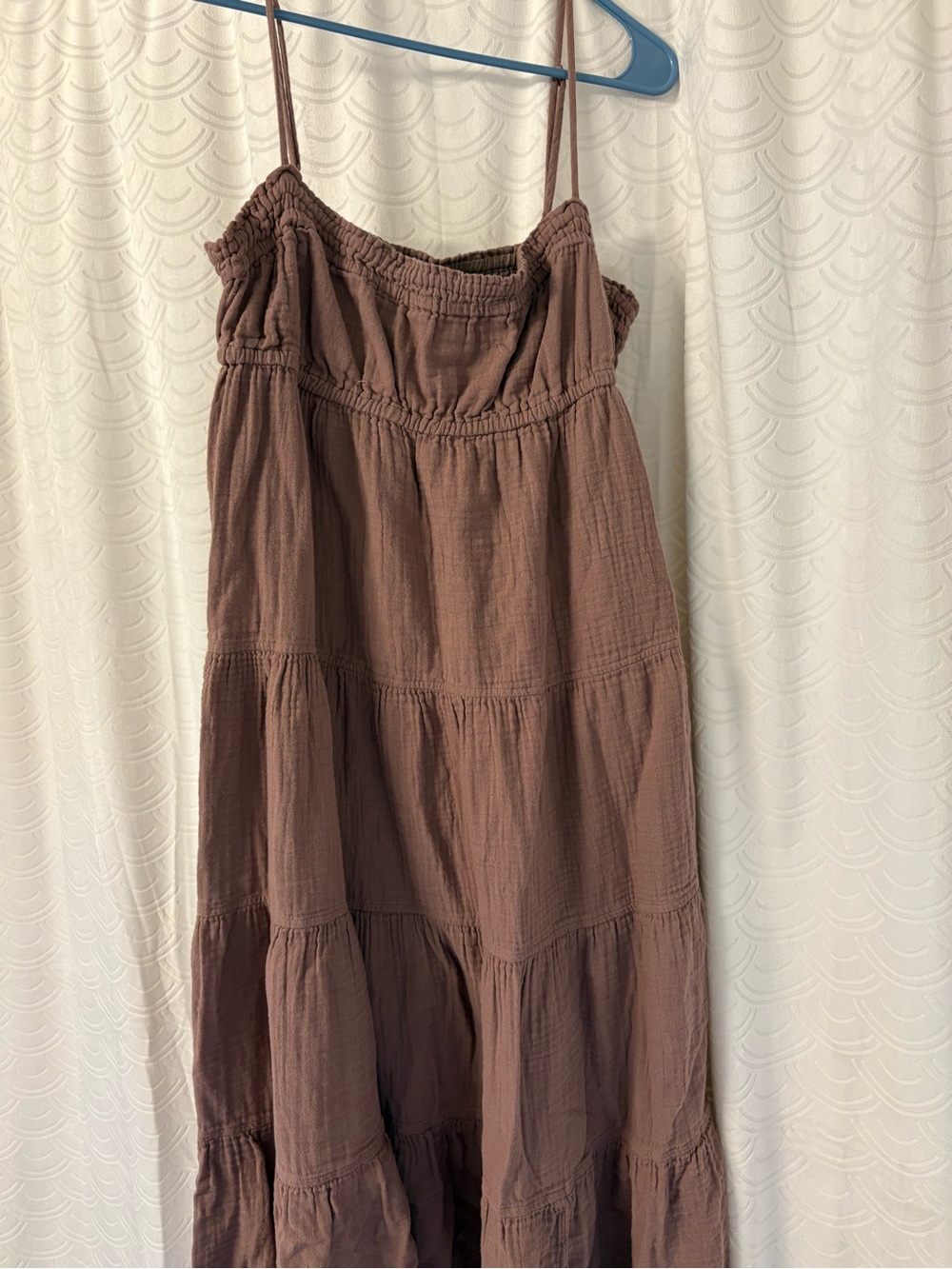 Little Moon Dusty Mauve Smocked Top
